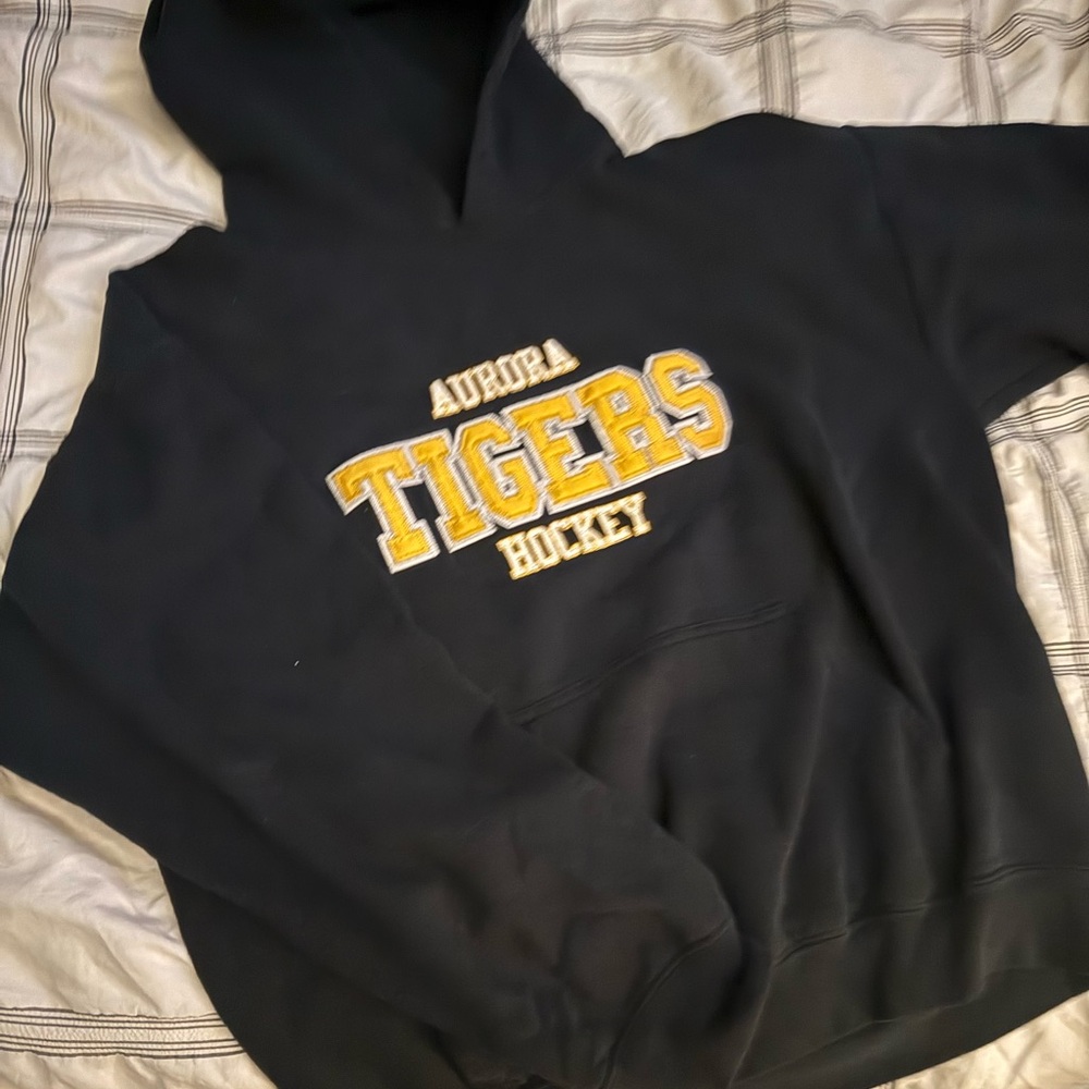 Black Aurora Tigers Hockey Sweater